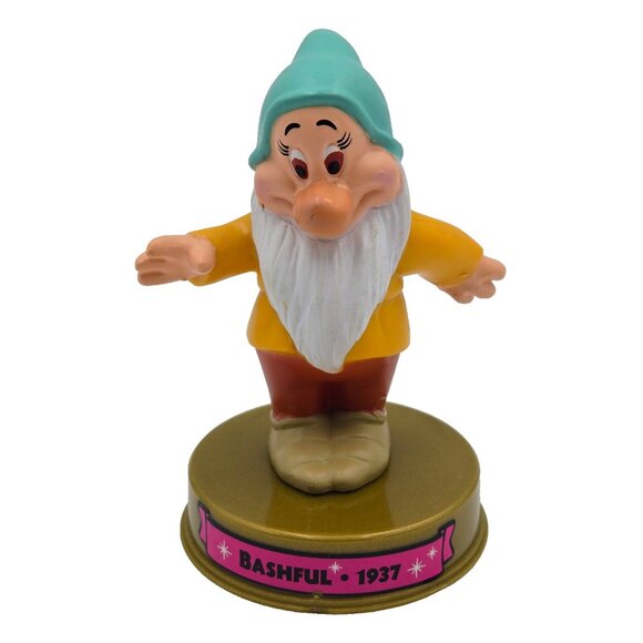 Bashful 2002 McDonald’s Walt Disney World 100 Years Of Magic 1937 Figurine Toy H - Picture 1 of 9